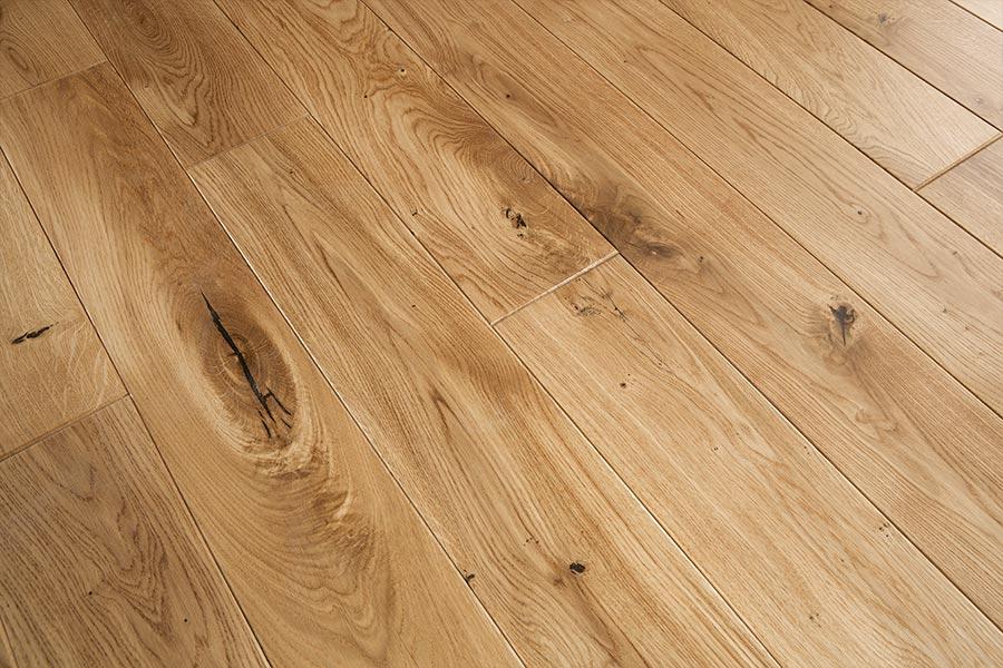 Home Choice Engineered Rustic Oak Flooring 14mm x 125mm Natural Brushed Matt Lacquered