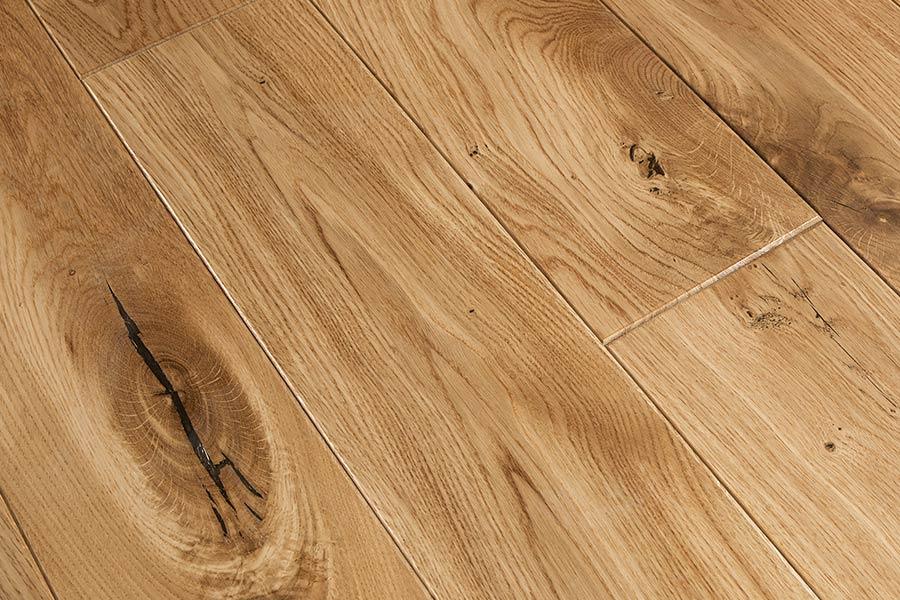 Home Choice Engineered Rustic Oak Flooring 14mm x 125mm Natural Brushed Matt Lacquered