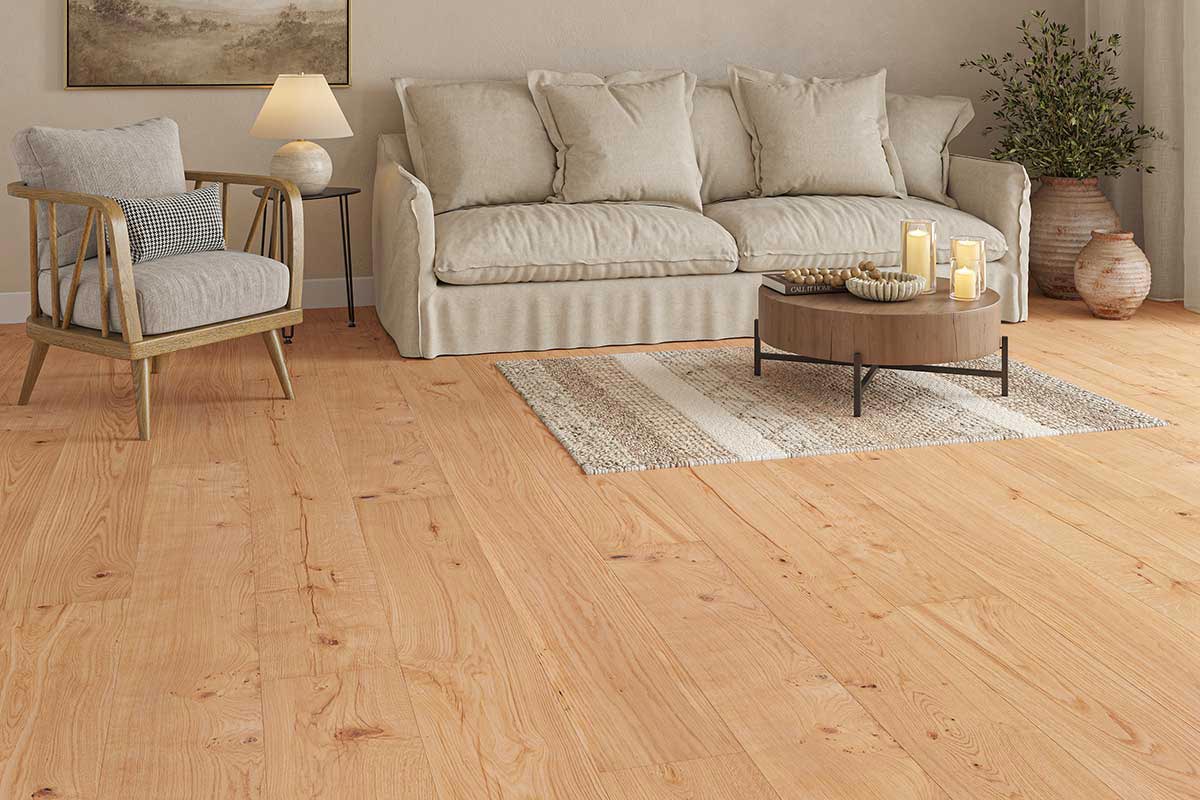 Galleria Engineered Rustic Oak Flooring 20mm x 240mm Harlow Brushed UV Oiled