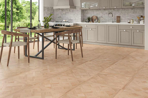Galleria Professional Engineered Oak Versailles Flooring 14mm x 600mm Lena Brushed UV Oiled