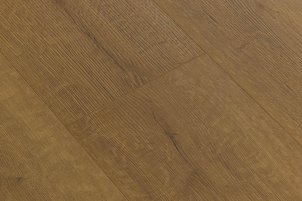 Series Woods 8mm Acoustic Laminate Rich Caramel Oak Built-in Underlay