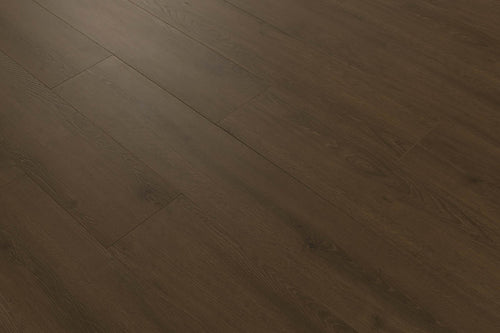 Series Woods 7mm Acoustic Laminate Chestnut Brown Oak Built-in Underlay