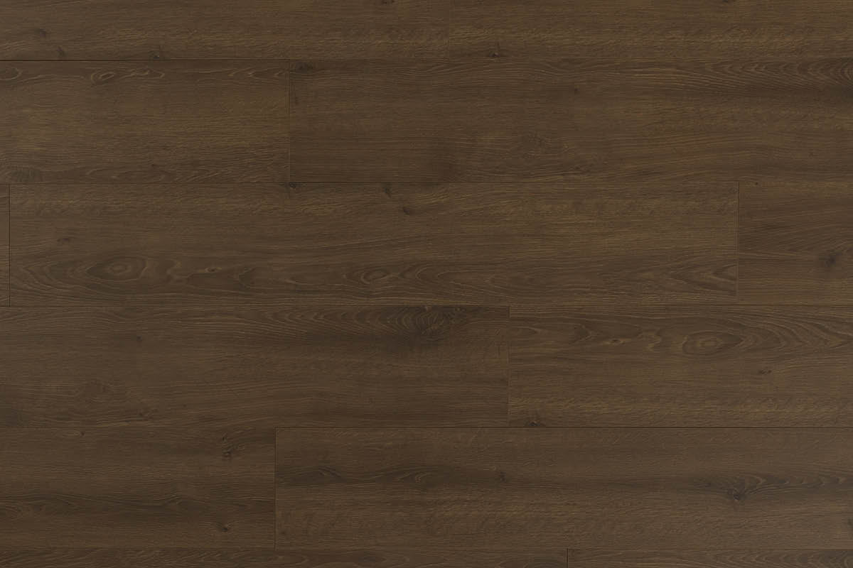 Series Woods 7mm Acoustic Laminate Chestnut Brown Oak Built-in Underlay