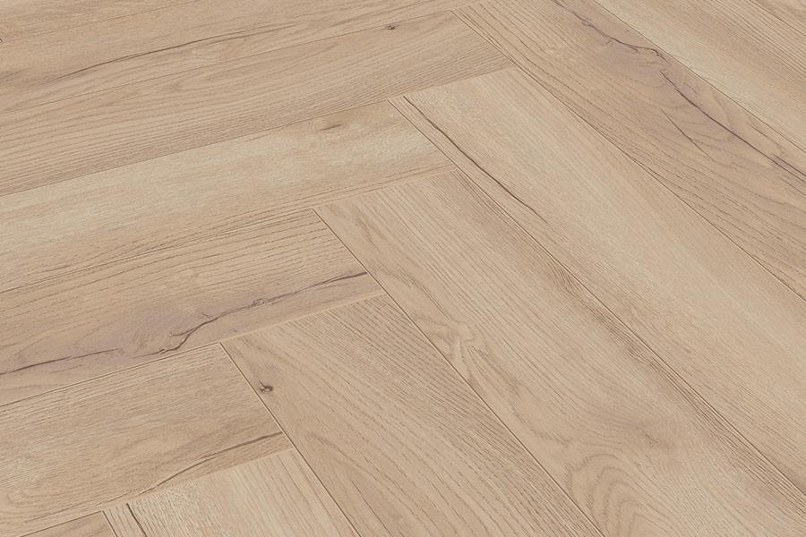 Series Woods Professional 8mm Herringbone Laminate Flooring Roma Oak