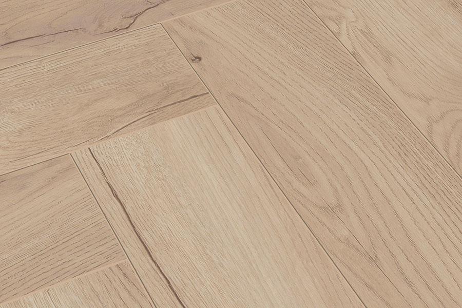 Series Woods Professional 8mm Herringbone Laminate Flooring Roma Oak