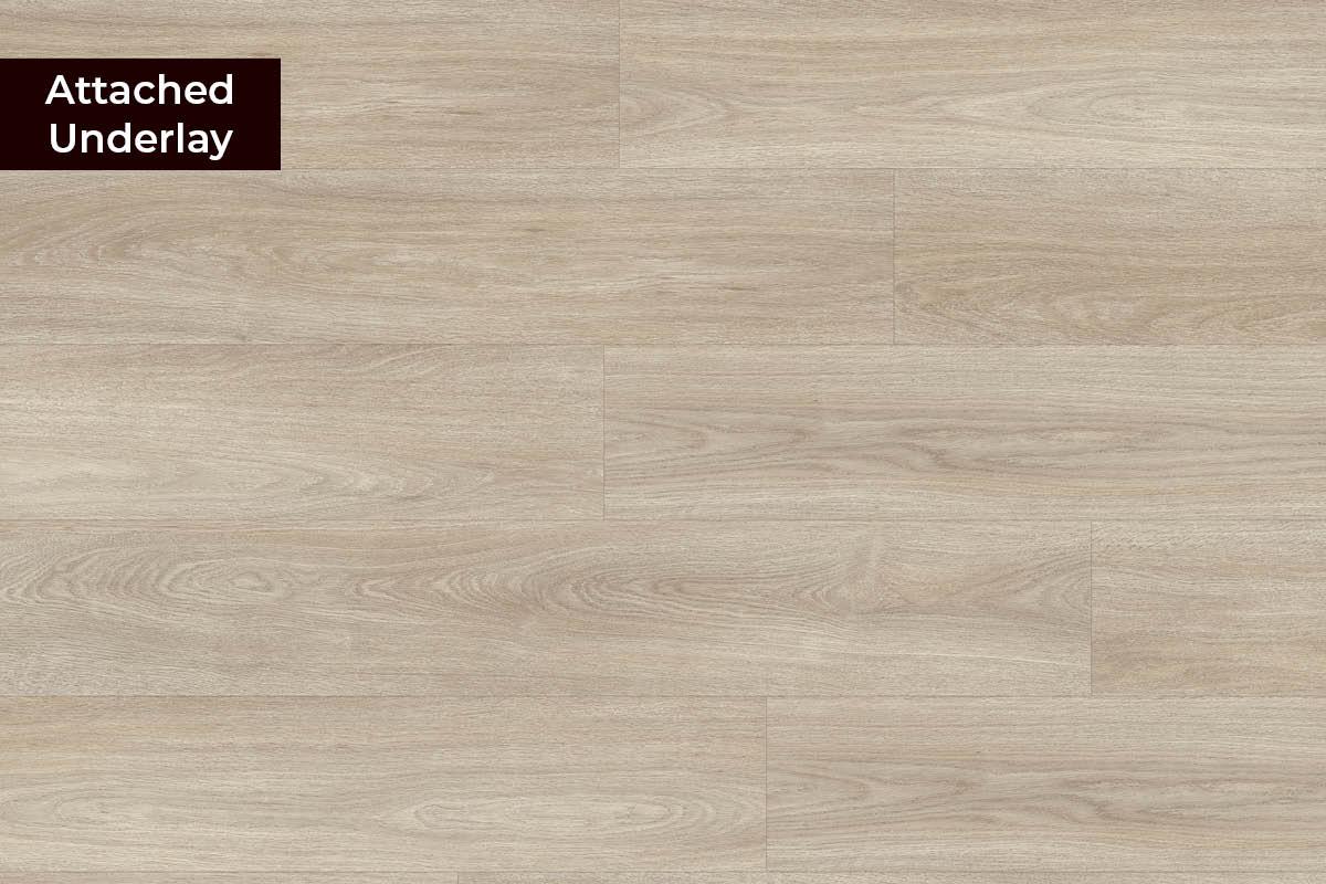 Spectra Luxury Acoustic Rigid Core Click Vinyl Earl Grey Oak Plank Built-in Underlay
