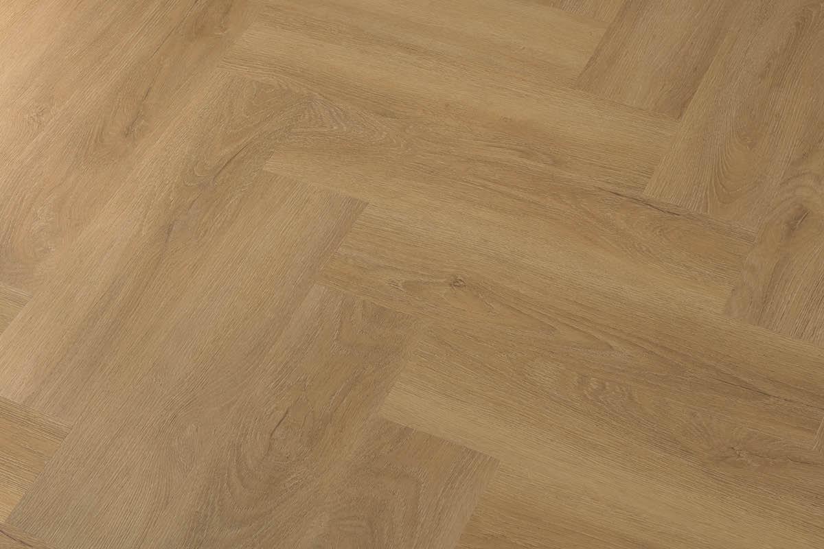 Spectra Luxury Rigid Core Click Vinyl Classic Oak Herringbone Built-in Underlay