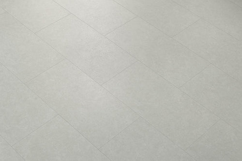 Spectra Luxury Rigid Core Click Vinyl Oyster White Tile Built-in Underlay