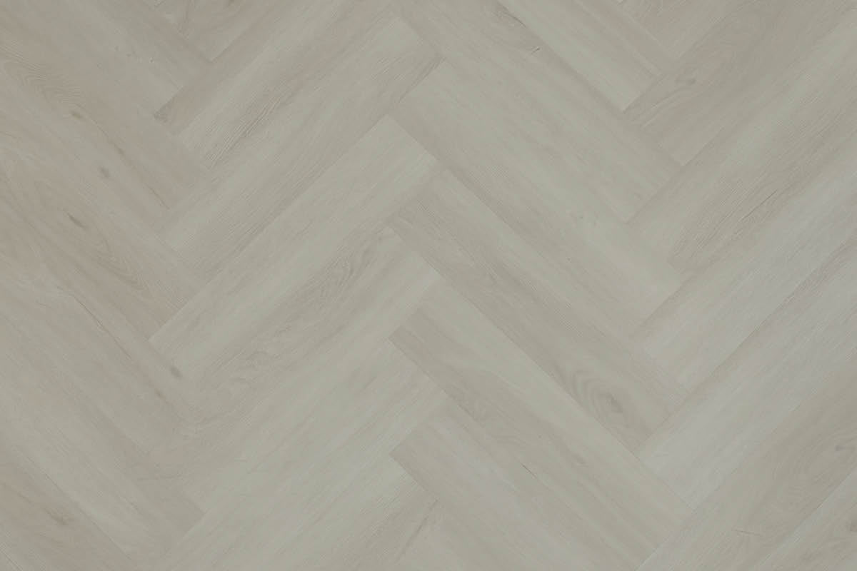 Spectra Luxury Rigid Core Click Vinyl Pearl Oak Herringbone Built-in Underlay