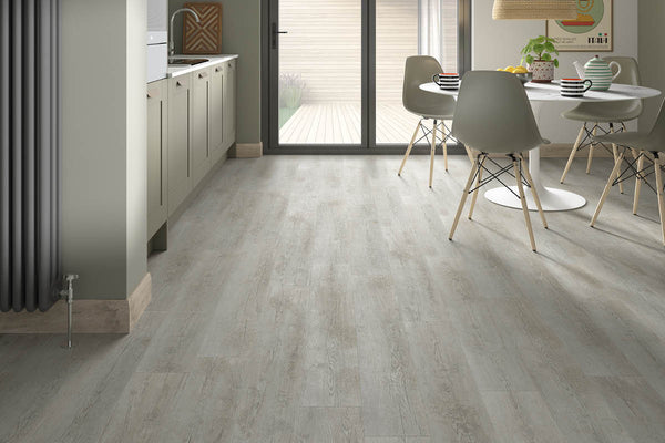 Spectra Luxury Rigid Core Click Vinyl Flooring Smokey Taupe Oak Plank