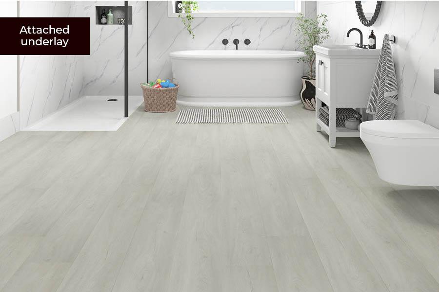 Spectra Luxury Rigid Core Click Vinyl Pearl Oak Plank Built-in Underlay