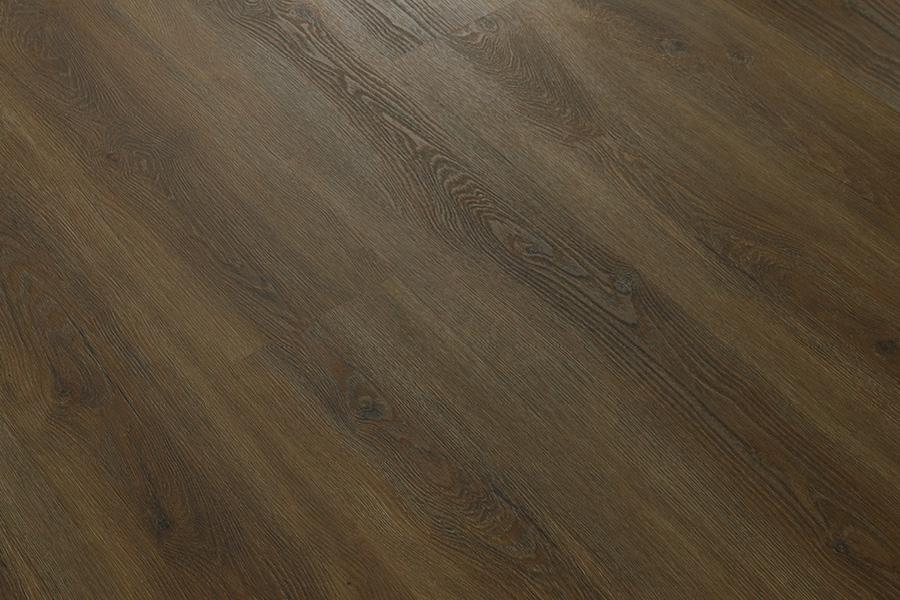 Spectra Luxury Rigid Core Click Vinyl Rich Chocolate Brown Plank Built-in Underlay
