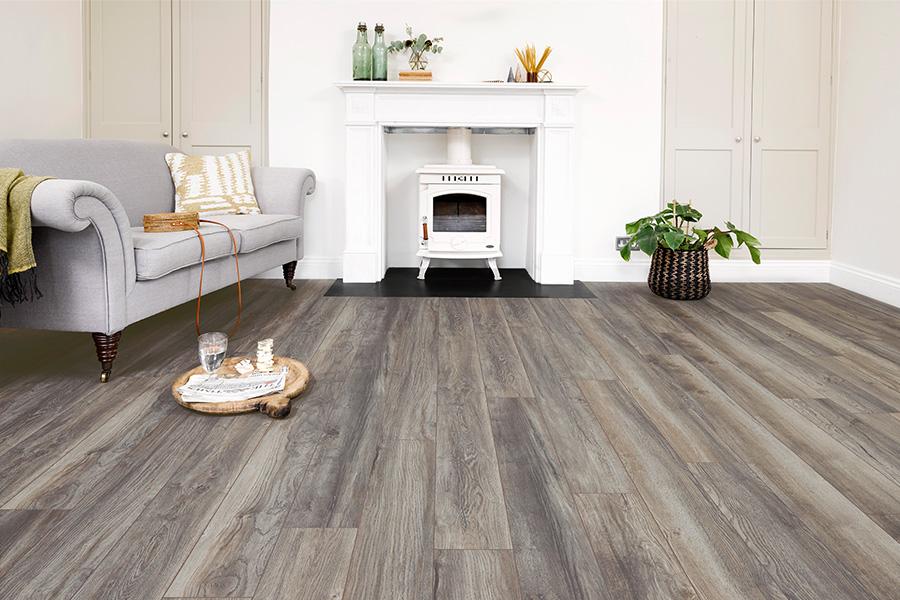 Series Woods Professional 10mm Laminate Flooring Harbour grey Oak