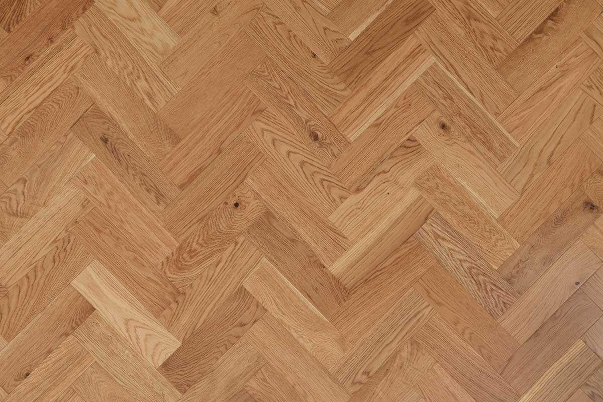 Home Choice Engineered Rustic Oak Herringbone 10mm x 90mm Natural UV Lacquered