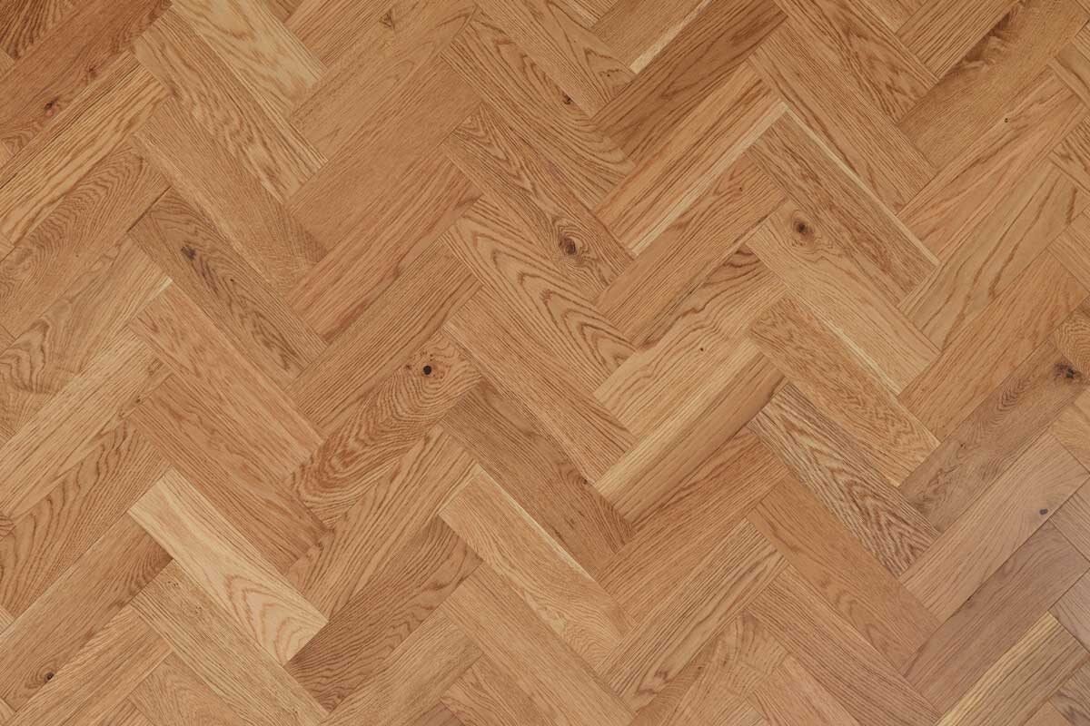 Home Choice Engineered Rustic Oak Herringbone 10mm x 90mm Natural UV Lacquered
