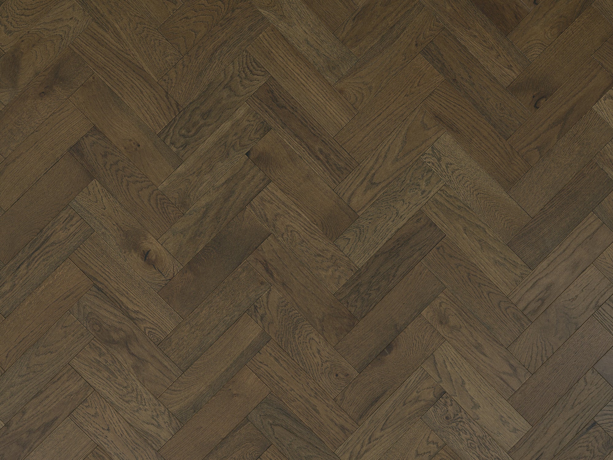 Home Choice Engineered Rustic Oak Herringbone 10mm x 90mm Affogato Brushed UV Lacquered