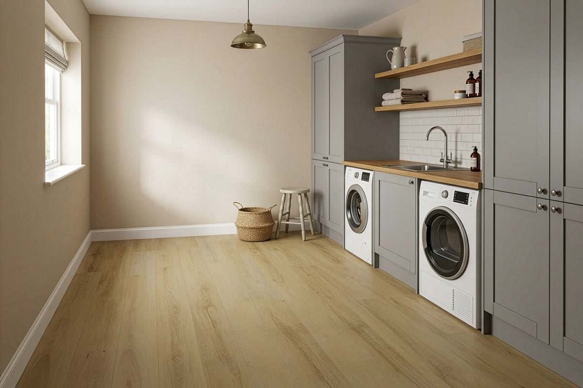 Audacity 12mm Ultra Matt Laminate Brulee Built-In Underlay