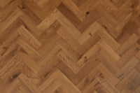 Home Choice Engineered Rustic Oak Herringbone 10mm x 90mm Butterscotch Brushed UV Lacquered