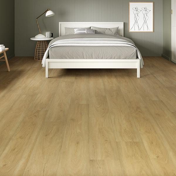 Spectra Luxury Rigid Core Click Vinyl Light Fawn Oak Plank Built-in Underlay