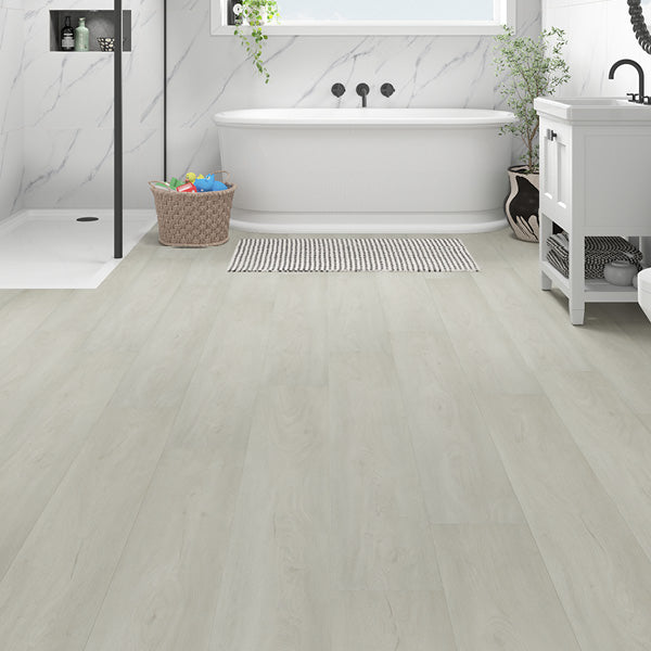 Spectra Luxury Rigid Core Click Vinyl Pearl Oak Plank Built-in Underlay