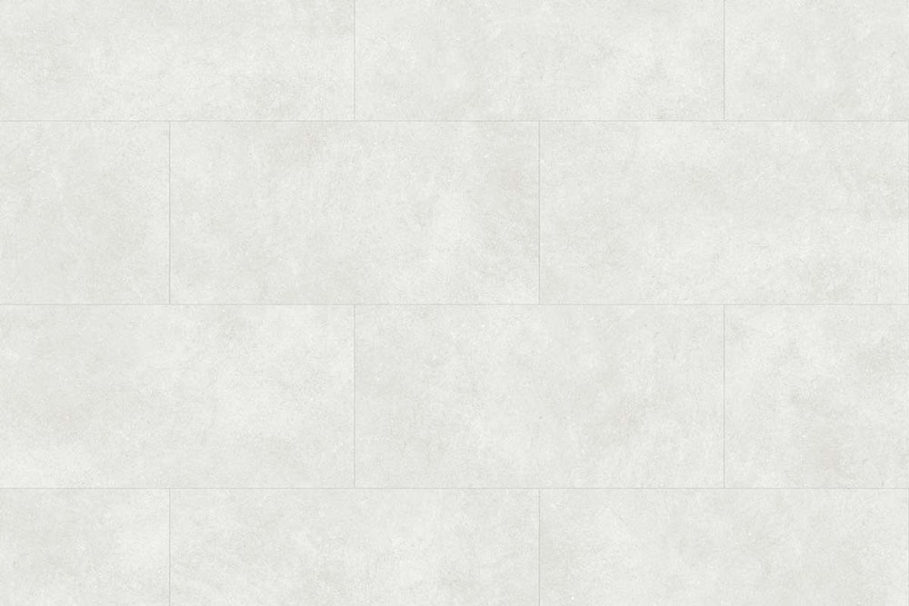 Spectra Luxury Gluedown Vinyl Flooring Chalkstone White Tile