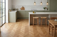 Home Choice Engineered Rustic Oak Herringbone 10mm x 90mm Natural UV Lacquered