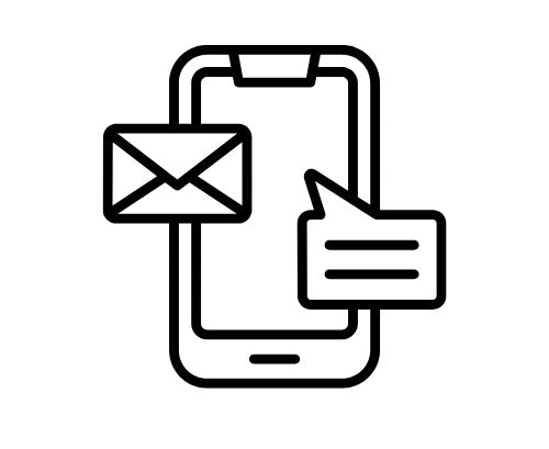 email sms
