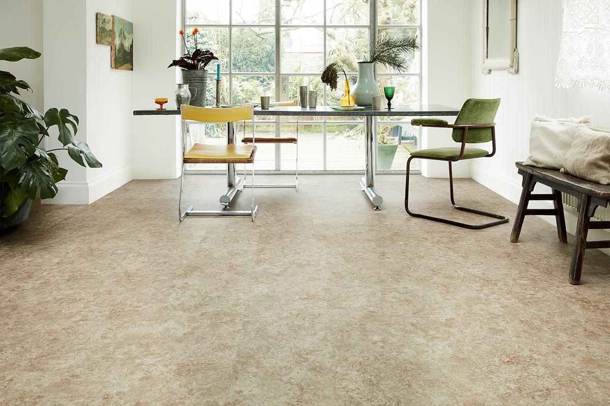 Spectra Natural Limestone Tile Luxury Click Vinyl Flooring
