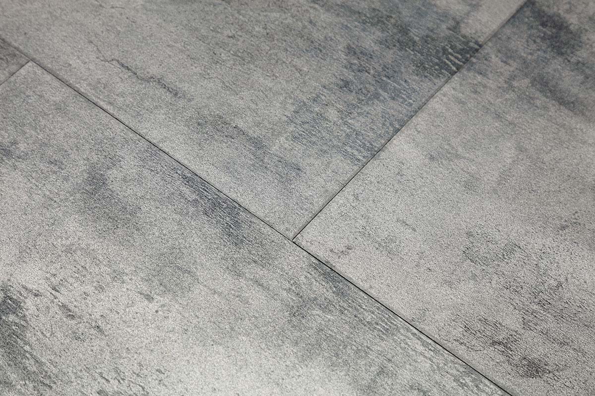 Spectra Silver Metallic Tile Luxury Click Vinyl Flooring