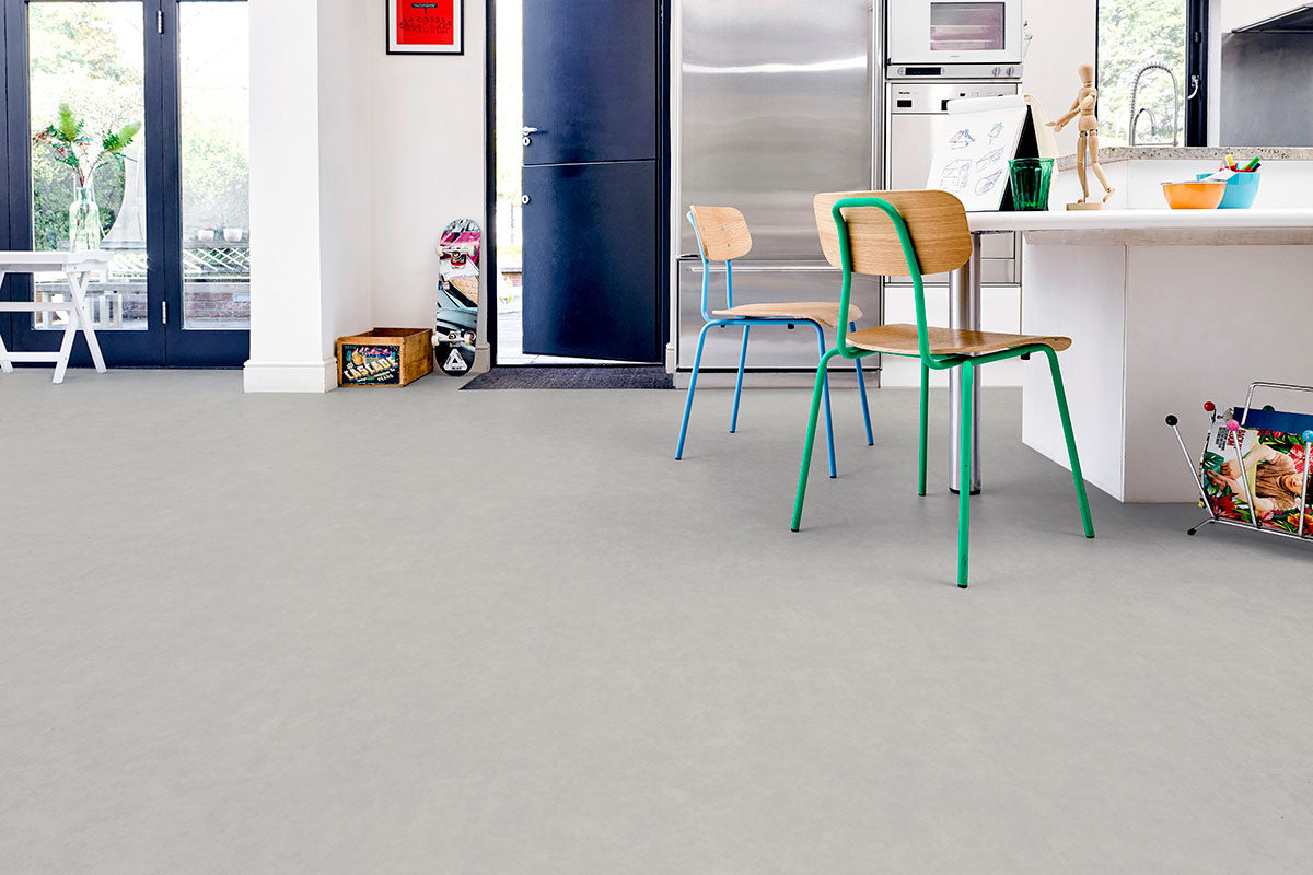 Spectra Light Grey Cement Tile Luxury Click Vinyl Flooring