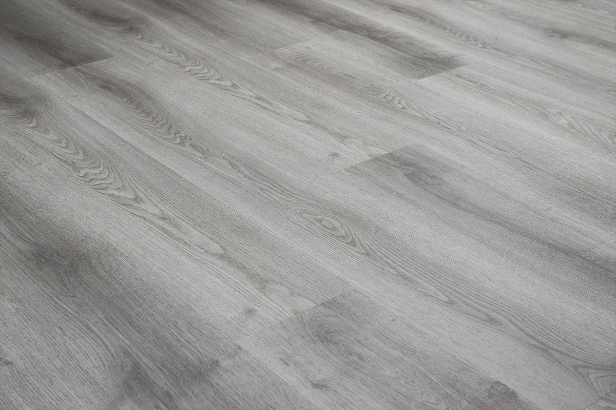 Spectra Light Grey Oak Plank Luxury Click Vinyl Flooring