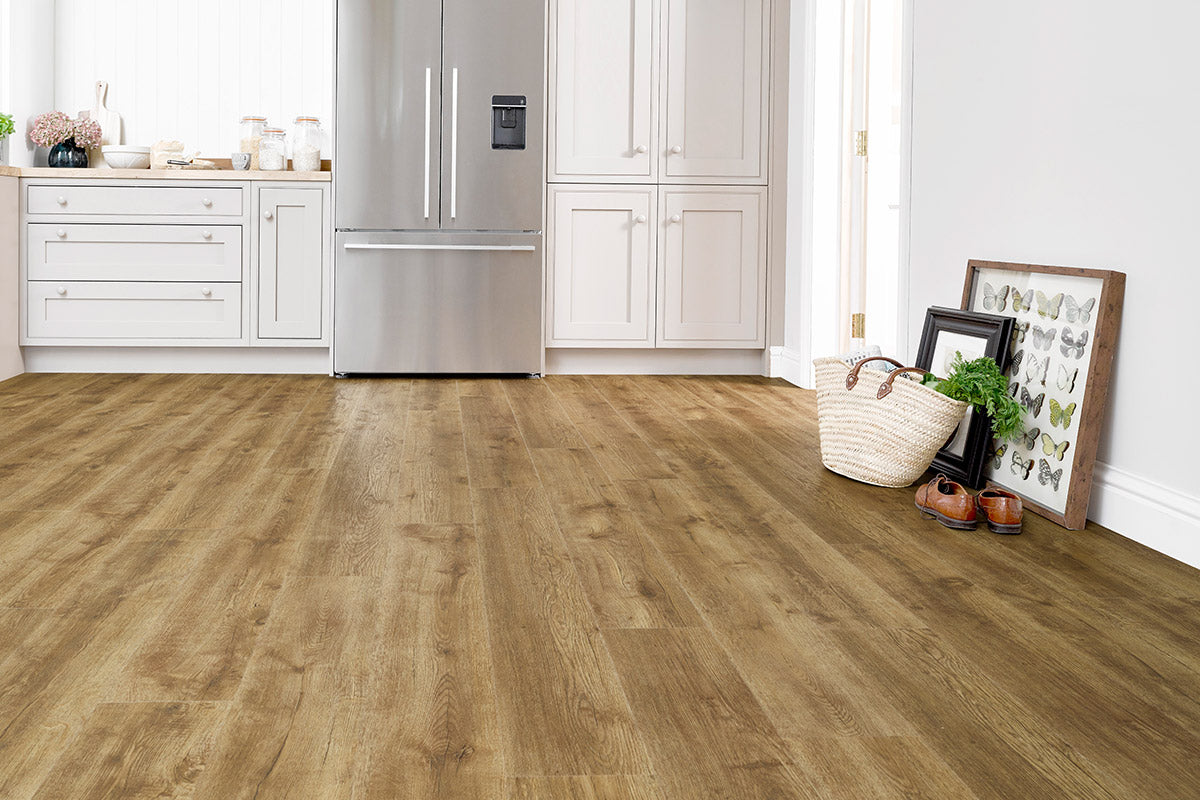 Spectra Rustic Natural Oak Plank Luxury Click Vinyl Flooring (1200 x 800 Pixel)