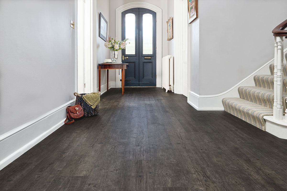 Spectra Smokey Grey Pine Plank Luxury Click Vinyl Flooring