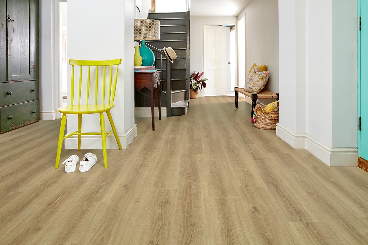 Spectra Gingerbread Oak Plank Luxury Click Vinyl Flooring